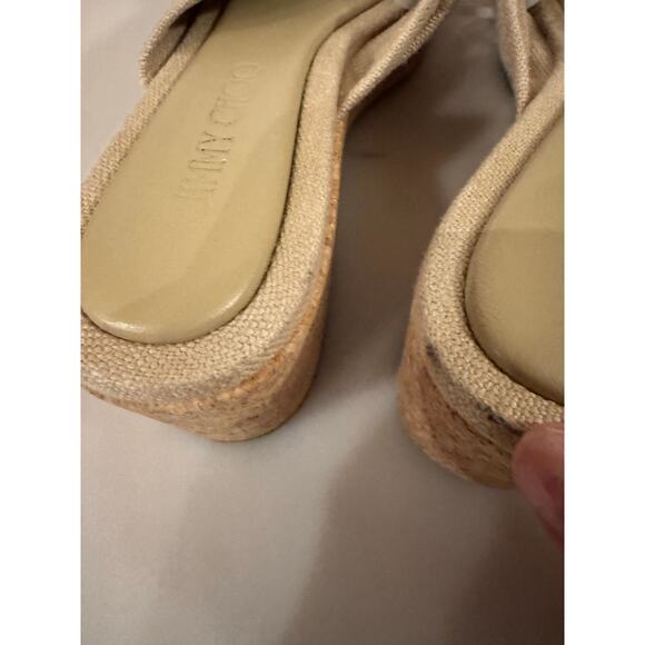 Jimmy Choo Avenue Ballet Pink Wedge Sandal - Size 8 - Picture 9 of 11